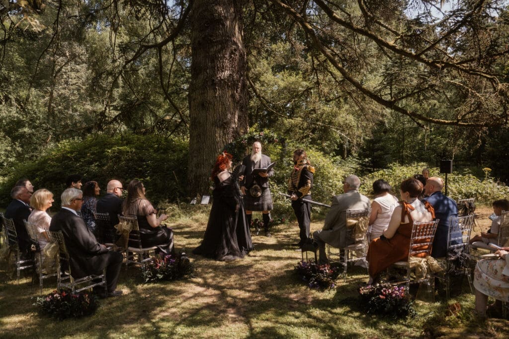 Scotland traditional elopement ceremony